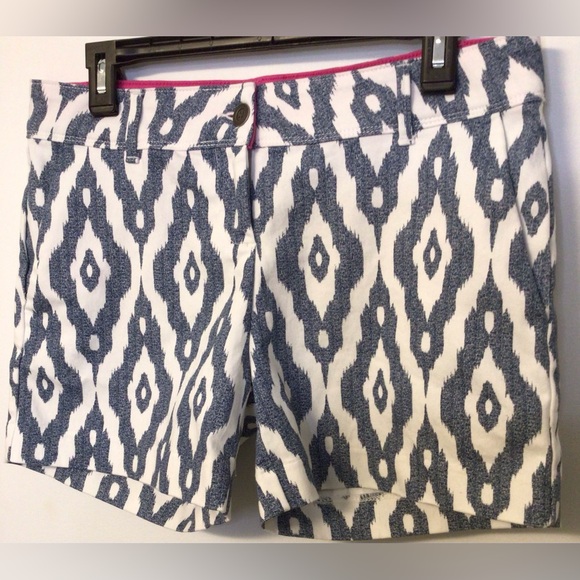 Isaac mizrahi blue white shorts size 6 - Picture 3 of 5